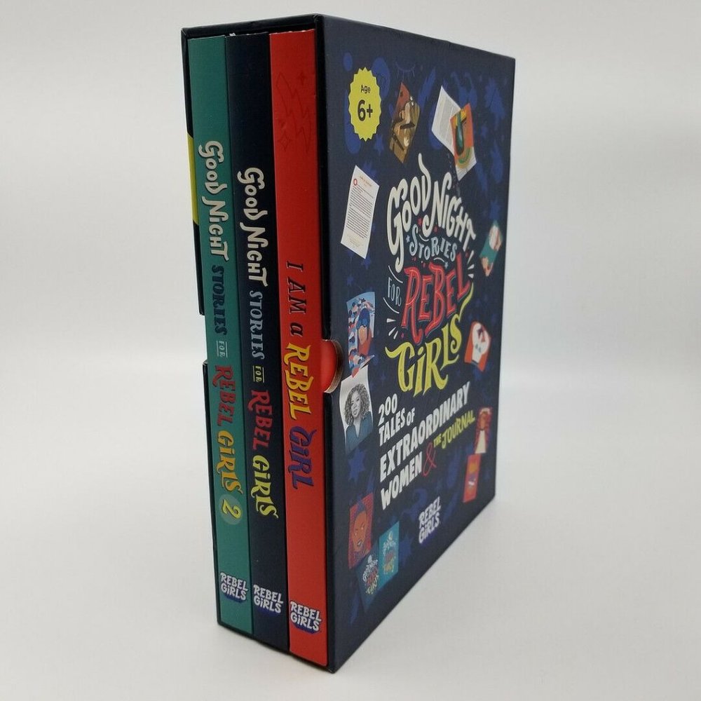 Good Night Stories For Rebel Girls 200 Tales Extraordinary Women Journal GiftSet